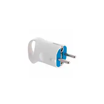 ManoMano 2P+E 16A 250V Stecker mit doppeltem Erdungssystem, klappbare Kabelklemme für einfachen Klemmenanschluss, mit Griff, Stift mit Angebot