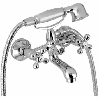 ManoMano Titania Retro ii - Badewannenarmatur mit Zubehör, Chrom 99121,0 - Novaservis Angebot