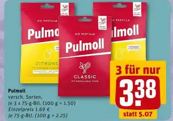 REWE Pulmoll die pastile Angebot