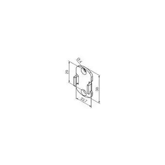 ManoMano Universaladapter kompatibel mit Nice 523.30002 Rollease Skyline-Stützen Angebot