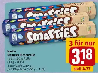 REWE Nestlé smarties riesenrolle Angebot