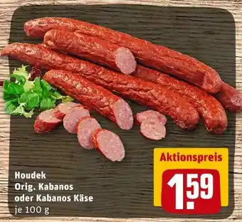 REWE Houdek orig. kabanos oder kabanos käse Angebot