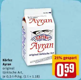 REWE Körfez ayran Angebot