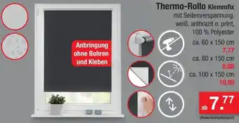 Zimmermann Thermo-Rollo Klemmfix Angebot