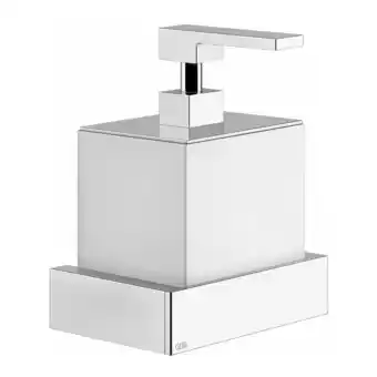 ManoMano Rettangolo Accessoires Seifenspender zur Wandmontage, Behälter weiß, 20813, Farbe: Finox Optik - 20813149 - Gessi Angebot