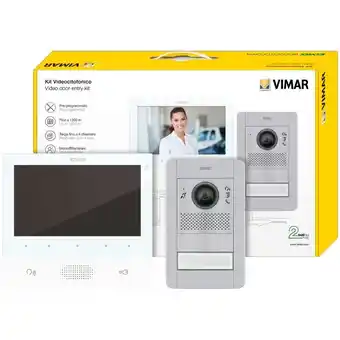 ManoMano Tab 7 B.+41005 Vimar elvox K40505G.01 Einzel-Video-Türsprechanlage für zwei Familien Angebot