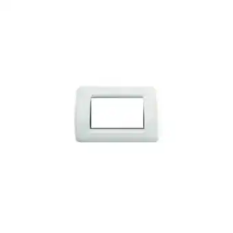 ManoMano Vimar - Placca 3 module rondo' bianco brillante serie idea 16763.01 Angebot