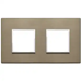 ManoMano Vimar - Platte 4M (2+2) Int71 Dunkelbronze 21643.05 Angebot