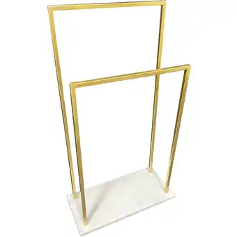 ManoMano Handtuchmöbel Auxiliary Goldtuch - 80x45x21cm - Dorado - Signes Grimalt Angebot