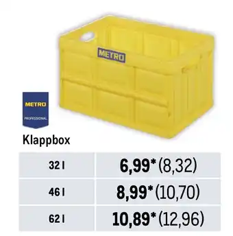 METRO METRO PROFESSIONAL Klappbox 32L Angebot