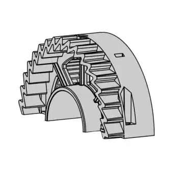 ManoMano Faac - Semi Corona 210 Fori Filettati Ricambio 63000595 Angebot