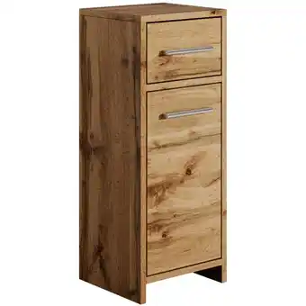 ManoMano Badschrank Freistehend Nemo Eiche - 32 x 29 x 79 cm - Badmöbel Baschrank - Eiche Angebot