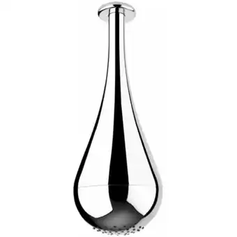 ManoMano Goccia Antikalk-Kopfbrause, Länge 387 mm, 1/2 Anschluss, 33751, Farbe: Schwarz xl - 33751299 - Gessi Angebot