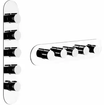 ManoMano Tondo, Fertigmontageset mit 4 separaten Wegen, 43068, Farbe: Chrom - 43068031 - Gessi Angebot