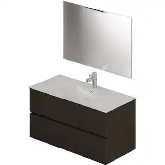 ManoMano Badezimmerkomposition aus 100 Schlammfarben H54x101x46cm Angebot