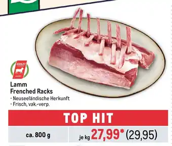 METRO Lamm Frenched Racks je kg Angebot