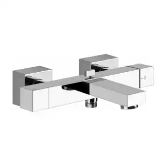 ManoMano Rettangolo k, Wannen Thermostat Aufputz Montage, automatische Umstellung Wanne/Brause, 20111, Farbe: Chrom - 20111031 - Gessi Angebot