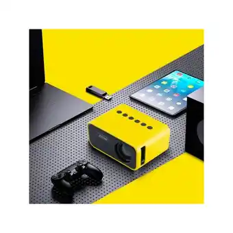 ManoMano Tragbarer mini ultra hd projektor mit fernbedienung kompatibel mit android und ios Angebot