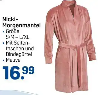 Rossmann Nicki Morgenmantel Angebot