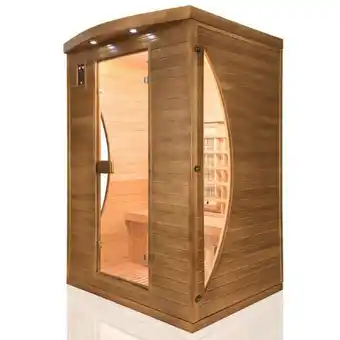 ManoMano Spectra 2-Sitzer Infrarotsauna 140 x 125 x 200 FRANCE SAUNA Quarz Magnesiumesium Angebot