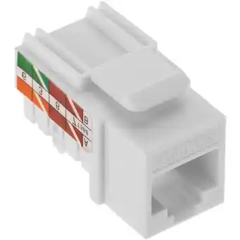 ManoMano Pack 6 Einheiten Keystone-Anschluss RJ45 Cat.5e utp Buchse auf TB110 weiß - Cablemarkt Angebot