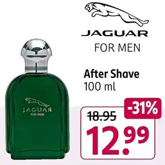 Rossmann JAGUAR FOR MEN After Shave 100 ml Angebot