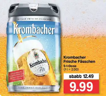 Famila Nord West Krombacher Frische Fässchen 5L Angebot