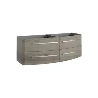 ManoMano Classico Doppel-Waschtischunterschrank 140cm, Dunkelbraun-7965312 - Lanzet Angebot