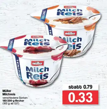 Famila Nord West Müller Milchreis 180-200g Becher Angebot