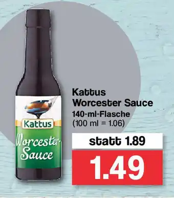 Famila Nord West Kattus Worcester Sauce 140ml Angebot