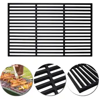 ManoMano Bbq Grillroste Emailliert Grillgitter Gusseisen Gussroste Grillrost-Schaber für Stabdicken Holzkohlegrill Gasgrill, 60x40cm - Angebot