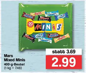 Famila Nord West Mars Mixed Minis 400g Beutel Angebot