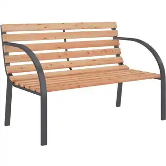 ManoMano Bonnevie - Gartenbank Ruhebank 120 cm Holz und Eisen vidaXL Angebot