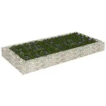 ManoMano Bonnevie - Gabionen-Hochbeet,Gabionenkorb Verzinkter Stahl 200x100x20 cm vidaXL Angebot