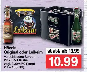 Famila Nord West Hövels Original oder Leikeim 20x0,5L Angebot