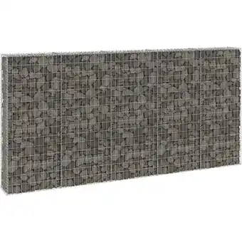 ManoMano Bonnevie - Gabionenwand mit Abdeckung Verzinkter Stahl 300x30x150 cm vidaXL595327 Angebot