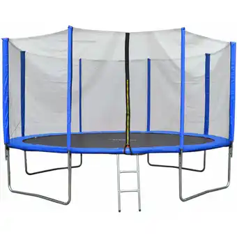 ManoMano Trampolin 366 cm Gartentrampolin Trampolin Kinder Komplett-Set Blau - Jawinio Angebot