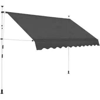 ManoMano Bonnevie - Einziehbare Markise Sonnenmarkise Handbetrieben 250 cm Anthrazit vidaXL Angebot