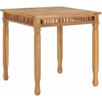 ManoMano Bonnevie - Garden Esstisch,Gartentisch 80x80x80 cm Massivholz Teak vidaXL Angebot