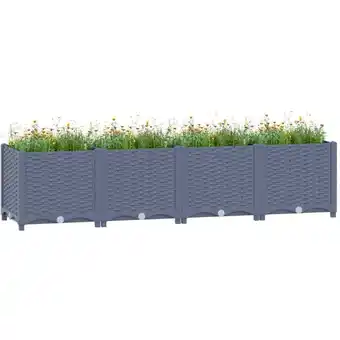 ManoMano Hochbeet,Blumenkasten 160x40x38 cm Polypropylen vidaXL Angebot