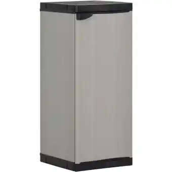 ManoMano Garten-Lagerschrank mit 1 Boden Grau und Schwarz 35x40x85 cm vidaXL549357 Angebot