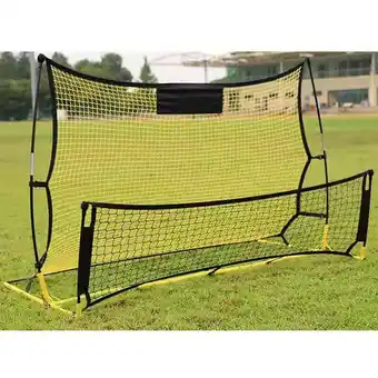 ManoMano Schutzfähiges Fußballtrainingsnetz Faltausrüstung Zielschießen Training Faltbares Tornetz Fußballtornetz Fußball Rebounder Angebot