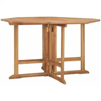 ManoMano Bonnevie - Garden Esstisch,Gartentisch Klappbar 110x110x75 cm Massivholz Teak vidaXL Angebot