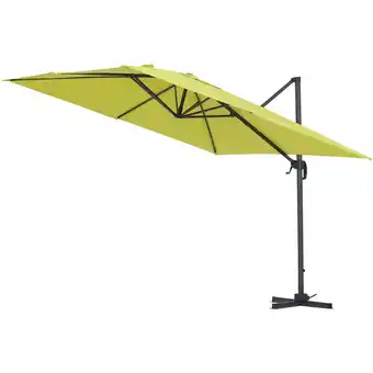 ManoMano Ampelschirm für den Garten aus Aluminium Sun 3 - Quadrat - 2,5 x 2m5 - Grün Angebot