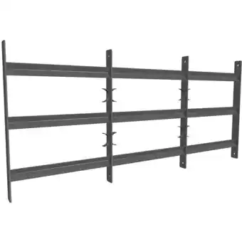 ManoMano Fenstergitter Einbruchschutz Balkongeländer Stabgeländer 60x70-130CM Stahl Safe Sicherheitsgitter aus Stahl Angebot