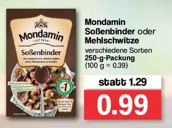 Famila Nord West Mondamin Soßenbinder oder Mehlschwitze 250g Angebot