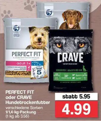 Famila Nord West Perfect Fit oder Crave Hundetrockenfutter 1/1,4kg Angebot