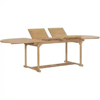 ManoMano Ausziehbarer Gartentisch,Terrassentisch 180-280x100x75 cm Massivholz Teak vidaXL Angebot