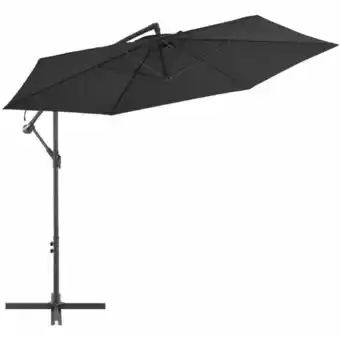 ManoMano Ampelschirm，Sonnenschirm mit Alu-Mast 300 cm Schwarz vidaXL Angebot