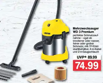 Famila Nord West Karcher Mehrzwecksauger WD 3 Premium Angebot